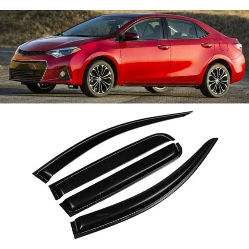 For Toyota Corolla 2014 2015 2016 2017 2018 Sedan Window Visor Wind Rain Sun Smoke Guard Deflector Vent Shade Shelter Protector