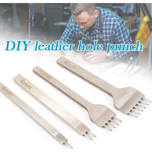 Spacing Punch Tool Set Leathercraft Tools Hole Punch Setting Tool Lacing Stitching Sewing For Home ALI88