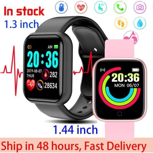 2021 New Y68s Sports Smart Watch Men Women Digital Watches Bluetooth Fitness Tracker D20s Smartwatch Electronic Clock Relogio