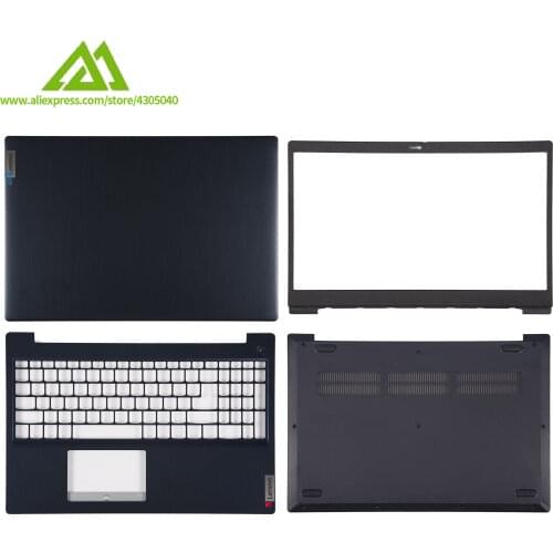 New Original For Lenovo Ideapad 3-15ADA 15IIL15ARE 15IML LCD Back Cover/Palmrest Cover/Bottom Cover AP1JV000240 Blue GS552 Cover