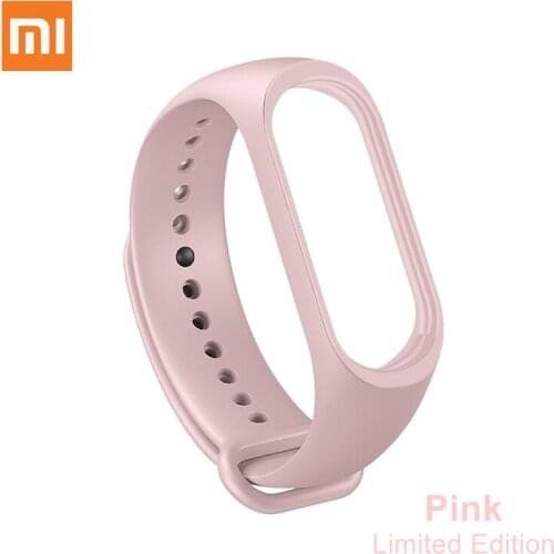 Xiaomi Mi Band 4 Pink Limited Edition Color Original Wrist Strap TPU Material Bracelet for Xiaomi Miband 3/4/NFC Smart Wristband