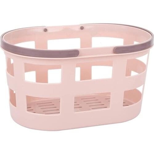 Portable Shower Caddy Tote Plastic Basket with Handle Storage Organizer