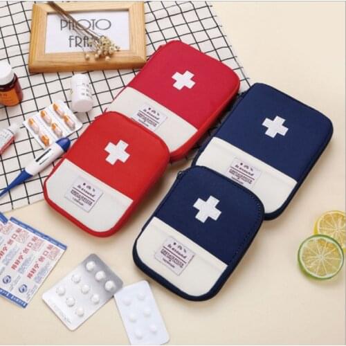 Portable first aid medical bag travel outdoor camping useful mini medicine holding bag camping first aid medicine handbag