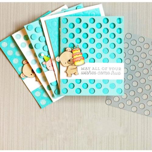 Dot frame Metal Cutting Dies Scrapbooking Stencil for Album Paper DIY Gift Card Decoration Embossing Dies New 2019