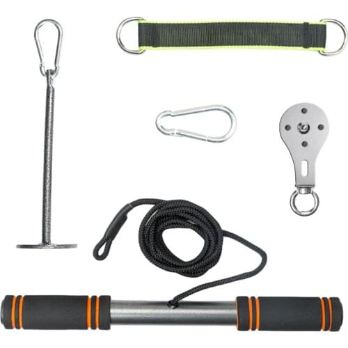 Forearm Wrist Trainer Arm Muscle Training Rope Pulley System Arm Biceps Triceps Blaster Hand Strength Training Home Gym Workout