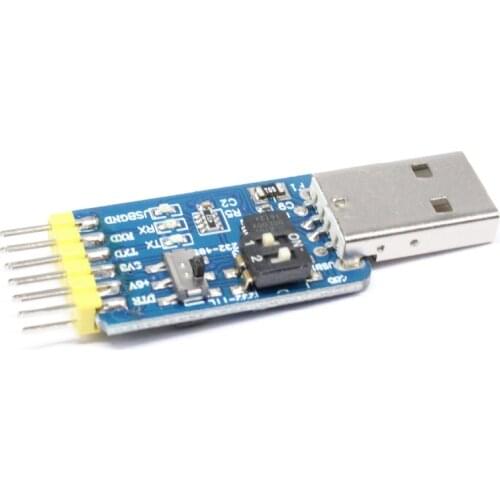 USB CP2102 to TTL RS232 USB TTL to RS485 Mutual Convert 6 in 1 Convert Module
