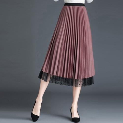 Женские юбки в складку VBNFGH China At AliExpress