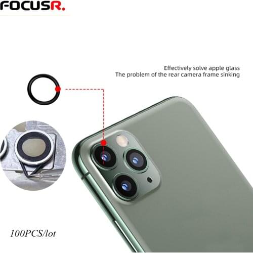 Big Hole Back Glass Replace Using Waterproof Apron Rubber Ring For iPhone 11 Pro Max 12 Pro max Rear Camera Lens Sinking