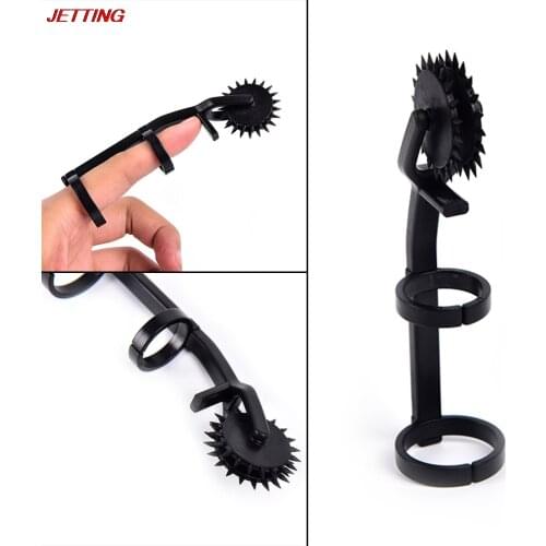 1PCS Erotic Stimulation Wartenberg Pinwheel Sex Toys BDSM Adult Games Fetish Finger Needles Wheel Bondage Sex Tools