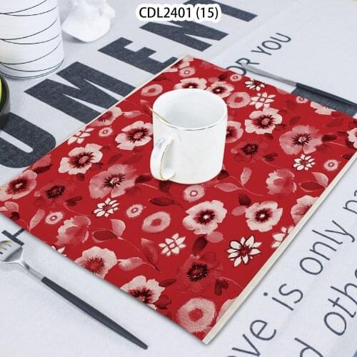 1 Pcs Sunflower Printed Napkin Cloth Home Table Decoration Table Mat Untersetzer Towel Tea Towel Coaster 42*32 Servilletas Tela