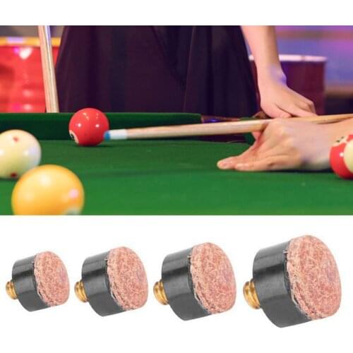 10pcs Pool Game Cue Tips Screw In Type Billiards Tip Head Replacements Pool Game Accessories