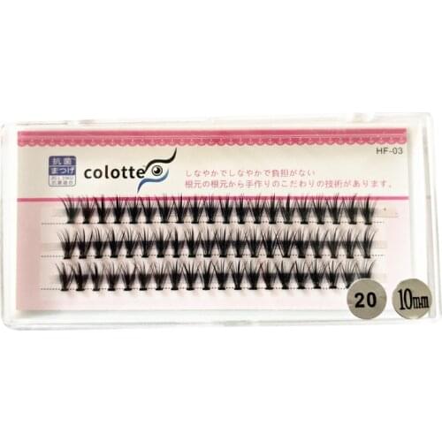 60 Bundles Mink Eyelash Extension Natural 3D Russian Volume Faux Eyelashes Individual 20D Cluster Lashes Makeup Cilia