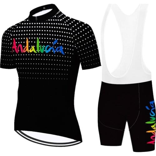 Andalucia Laser Cut Homme Bermuda Masculina Equipamento Jersey Maglia Uomo Maillot Velo Ropa Ciclismo Hombre Ciclismo Masculino