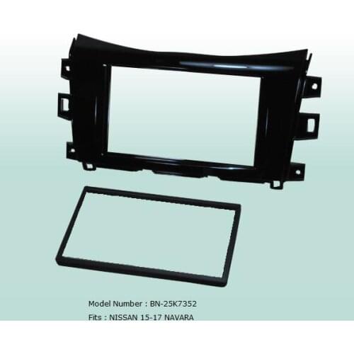 Car Fascias 2 Din Radio Audio Panel Frame Dash Kit For Nissan Navara 2015 2016 2017