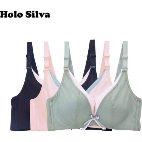 Deep V Push Up Bra Seamless Floral Nylon Bra Sexy Lace Women Intimates 75B 80B 85B Underwear Bralette Deep V Wire Free Solid Bra