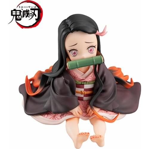 Demon Slayer Kimetsu no Yaiba Nezuko Figure Model Toy Anime Demon Slayer Figure Nezuko Cute Toys 65mm
