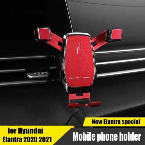 For Hyundai Elantra Avante CN7 2020 2021 car alloy ABS mobile phone holder special support car holder