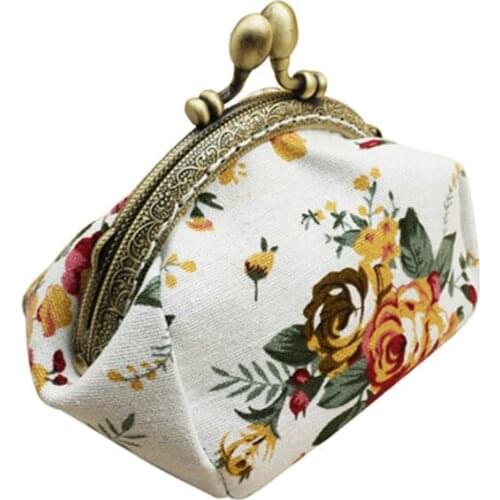 30PCS / LOT Creative Small Wallet With Coin Purse Key Card Purse Vintage Wallets Coin Storage Bag