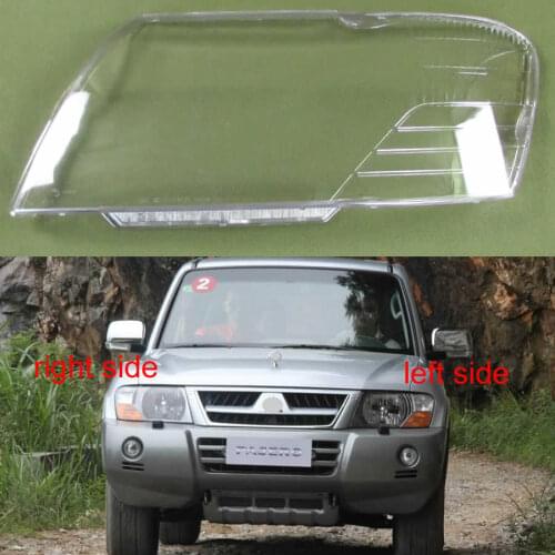 For Mitsubishi Pajero V73 V75 V77 2003-2007 2008 2009 2010 2011 Headlamps Shell Transparent Lampshade Headlight Cover Lens Glass