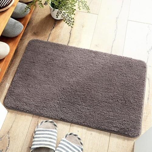 Floor Mat Anti-slid Good Adsorption Wear-resistant Floor Carpet Wide Application Exquisite Elastic Floor Cushion for Daily Use