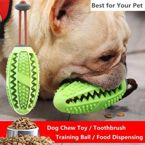 Popular Silicone Pet Toys Teeth Cleaning Dog Chew Toy Toothbrush Molar Bite Resistant with Slow Food Feeding for Pets Accessory