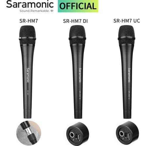 Saramonic SR-HM7 Series Dynamic Cardioid Handheld Microphone for iOS Devices PC Computer ENG Interview Presentation Report