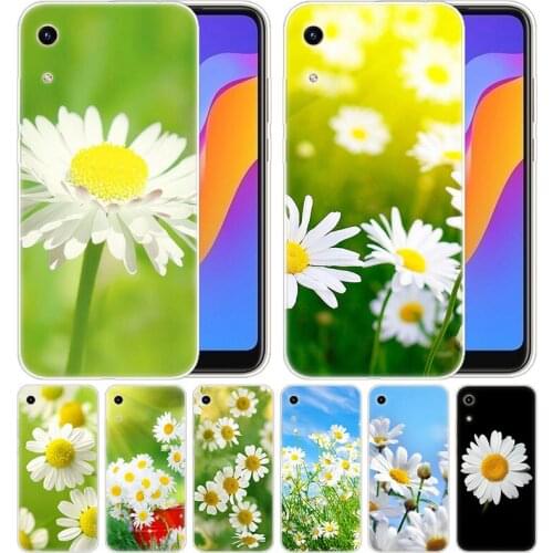 Luxury Silicone Case Sunshine Daisy Floral Flowers for Huawei Honor 9X 8A 7A 20 Pro 7X 8X 7S 8S 8 9 10 Lite View 20 20i 10i Play