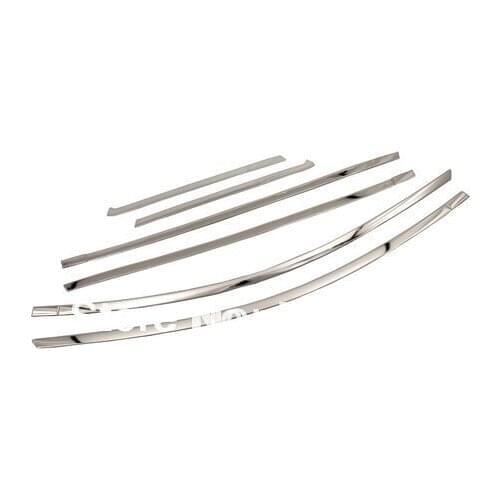 Car Styling Chrome Side Door Window Top Trim Set For Toyota RAV4 2013 Up