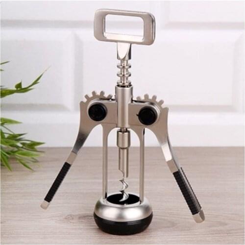 1. Quality 100 Stainless Steel Corkscrew Ale And Wine Opener Easy Use Modern Kitchen and Tableware Supplies New Fast