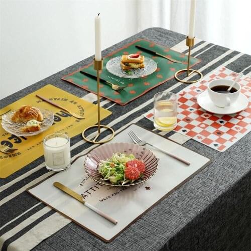 1pc Placemat Table Mat for Dining Table Dish Plate Mat Pad Coasters Kitchen Pot Pan Holder Mat Bowl Pad Stand Hot