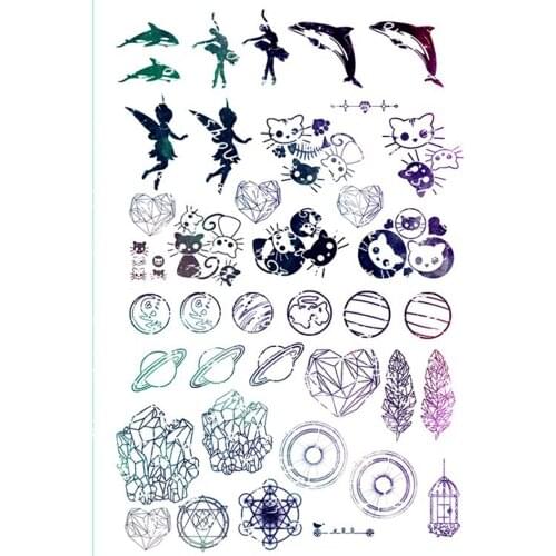 2pcs Dolphin angel girl cat planet transparent material With use of epoxy Mold Making Mould Jewelry Tool filling for DIY jewelry