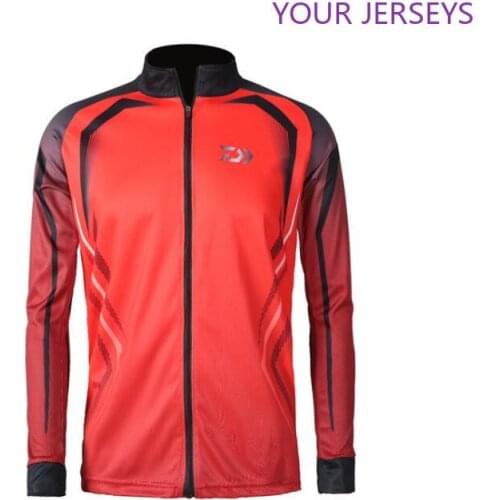 2022 Brand Sports Fishing Clothing Vests Moisture Wicking Quick-Drying Anti-UV Sun Shirt Clothes Long Sleeve Pesca DAIWA Pesca