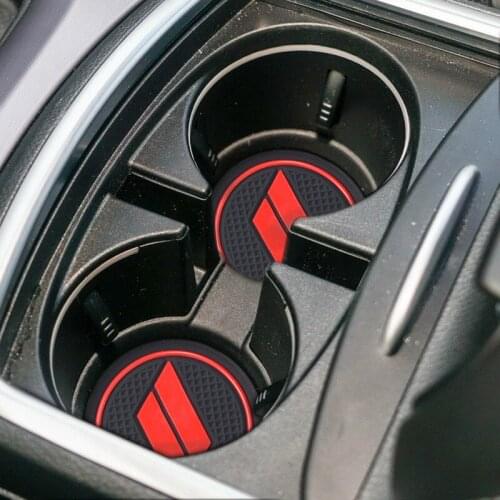 4Pcs For Dodge CHARGER 2015-2019 Car Non-slip Shockproof Door Slot Pad Mat Interior Water Cup Holders Latex Anti-dust Mats
