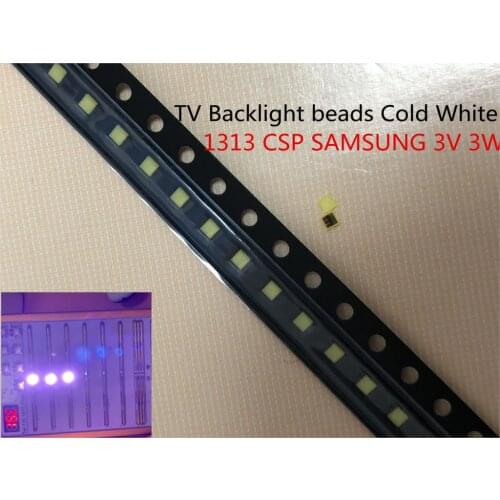 500PCS For SAMSUNG LED 1313 TV Application LED Backlight 3W 3V CSP Cool white LCD Backlight for TV TV Application