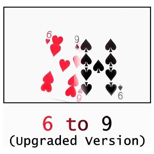 6 to 9 (Upgraded Version) Flap Card Mentalism Magie Magic Tricks Props gimmicks Close up Magia Illusions Fun Magician Stage Toys