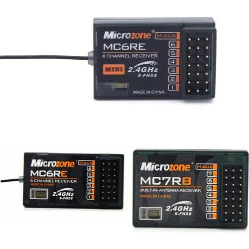 6-Channel MicroZone MC6RE MC7RB MC6RE Mini RC Car Boat Airplane Remote Control Receiver 2.4Ghz With 800M Range