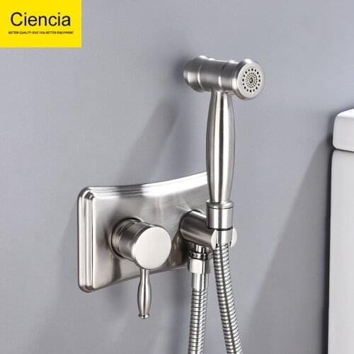 Antique hot and cold bidet bidet nozzle set dual-function pressurized toilet spray gun faucet toilet cleaning nozzle