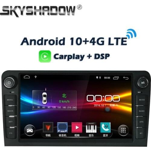 6GB + 128G Carplay DSP IPS Android 10.0 4G LTE Car DVD Player GPS Map WIFI Bluetooth Radio For Audi A3 2002- 2011 S3 RS3 RNSE-PU
