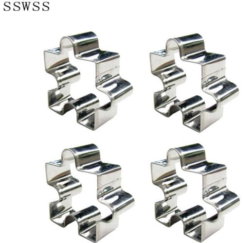 Four Jigsaw puzzle Cookie Cutters Baking Molds,4.5CM Cake Decorating Fondant Tools,Direct Selling