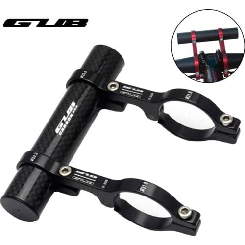 11CM Extender Carbon Bike Headlight Holder Bicycle HandleBar Extended Bracket Multifunction Accessories Ultralight Mount Support