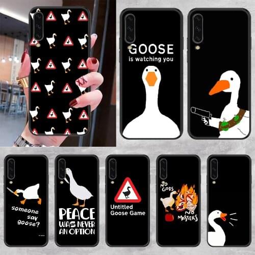 Game Untitled Goose Phone case For Samsung Galaxy A 3 5 7 8 10 20 21 30 40 50 51 70 71 E S 2016 2018 4G black pretty back
