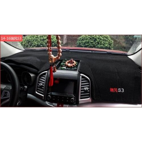 Used to JAC Refine S5, S3, S2, M2, M3, M5, dashboard protection pads to avoid the reflection of light, heat isolation, polyester