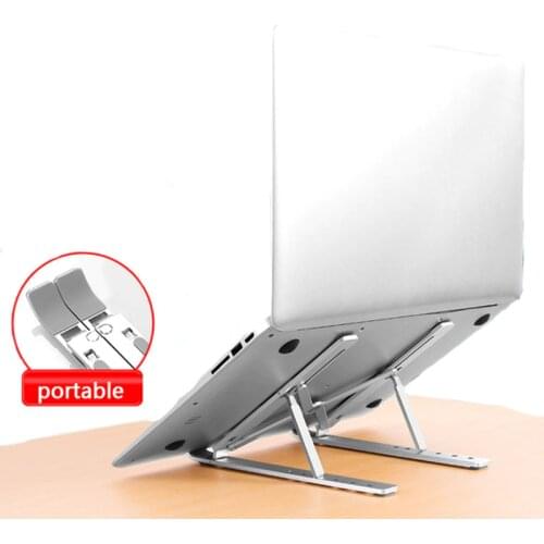 Multifunction Creative Notebook Table Bracket Adjustable Height Foldable Portable Laptop Stand Aluminum Alloy Notebook Support