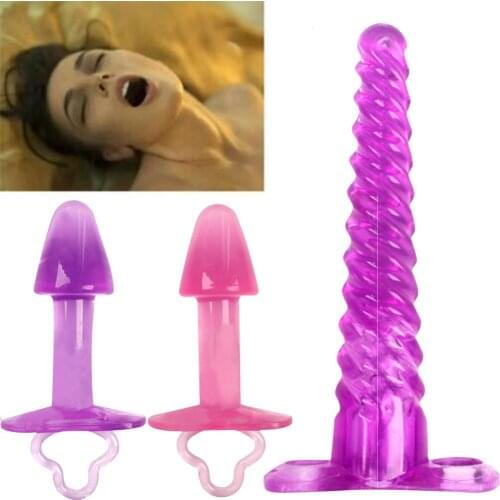 Soft Silicone Anal Bead Dildo Prostate Massager Female Adult Sex Toys for woman Butt Plug massage your butt and enlarge anus