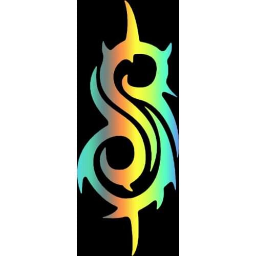 LLY-0853 Various Sizes/Colors Car Stickers Slipknot Modeling Decal PVC Auto Motorcycle Accessories Creative Waterproof Decals