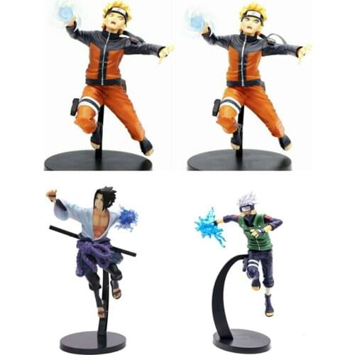 Naruto Shippuden anime Figure Uzumaki Uzumaki Hatake Kakashi 7 inch ABS Model Figma Movie Anime Archetype Collectible Toys