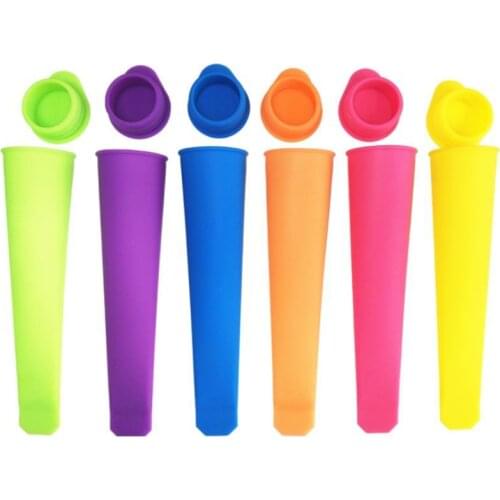 Non-toxic Silicone Ice Cream Mold Handheld Popsicle Mold Candy Chocolate Soap Mold Baking Mold Kitchen Accessories