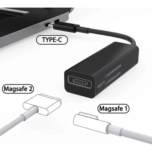 New Adapter For Magsafe 1 2 To Type C For Macbook Power Adapter Charging