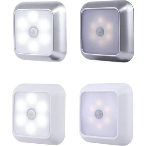 LED Motion Sensor Night Light Cabinet Stairs Smart Home Human Body Induction Lamp Bedside Lamp Wardrobe Cabinet Lamp
