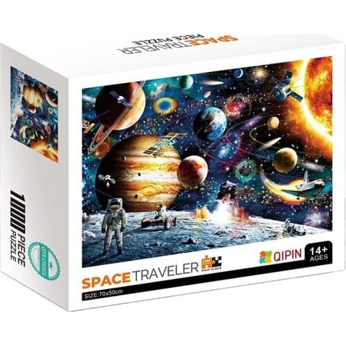 High Quality Paper Brain Game Jigsaw Puzzle 1000 Pieces For Kids Adults Anti-Stress Educational Toys Birthday Gifts